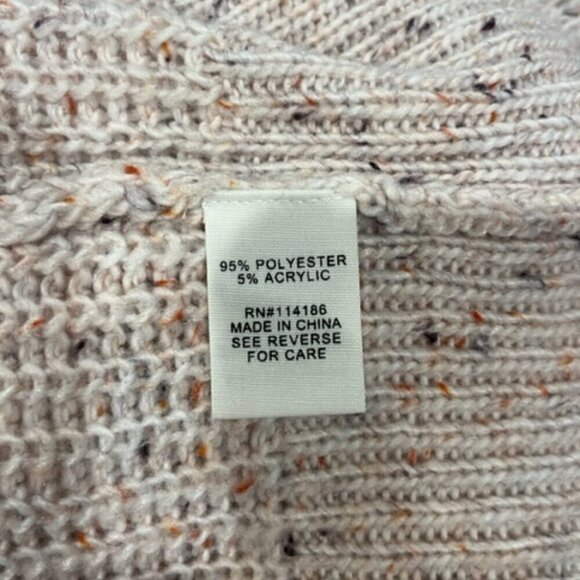 Adyson Parker Unique Cable-Knit Sweater in Pink Funfetti – Size 2X - Picture 8 of 9